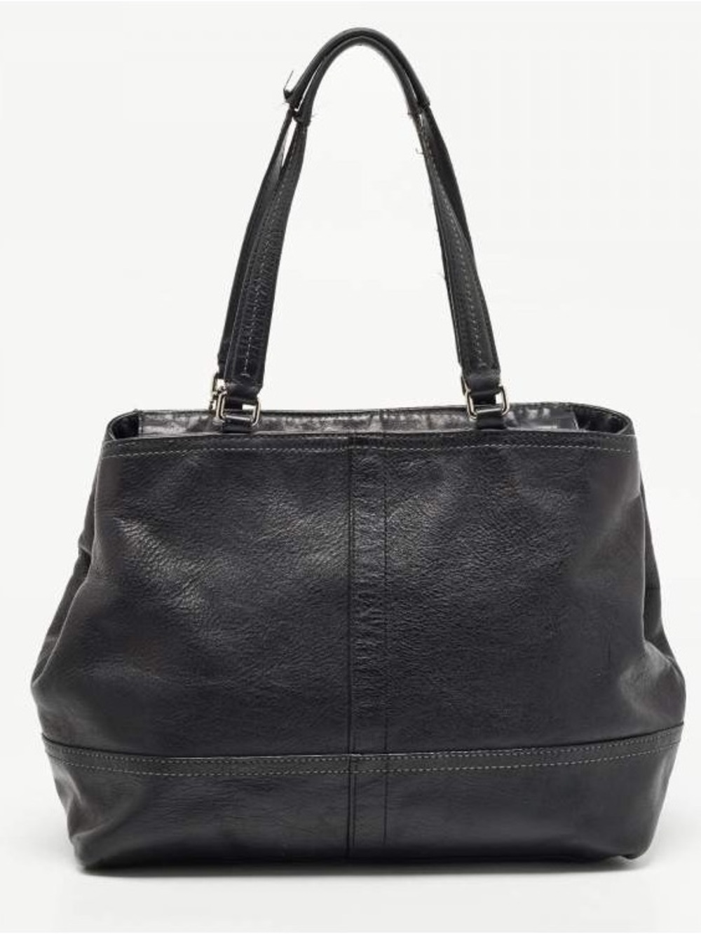 Authentic Coach Hamptons Weekend Perforated Leather Tote Bag - Picture 3 of 9